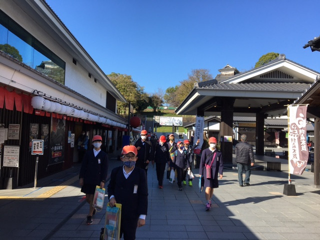 熊本城見学&城彩苑